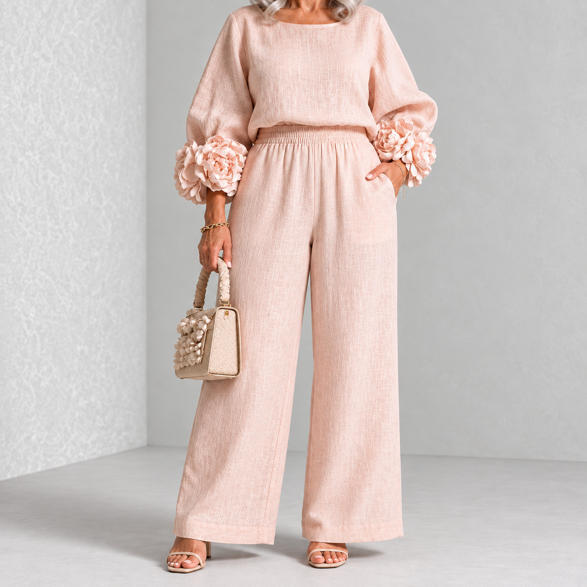 ROSALIE | FLORAL CUFF TWO-PIECE SET