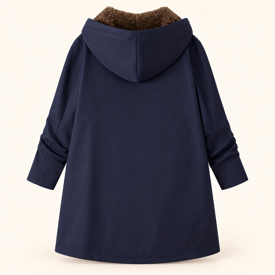 Evelyn™ | Cozy Sherpa-Lined Hooded Coat