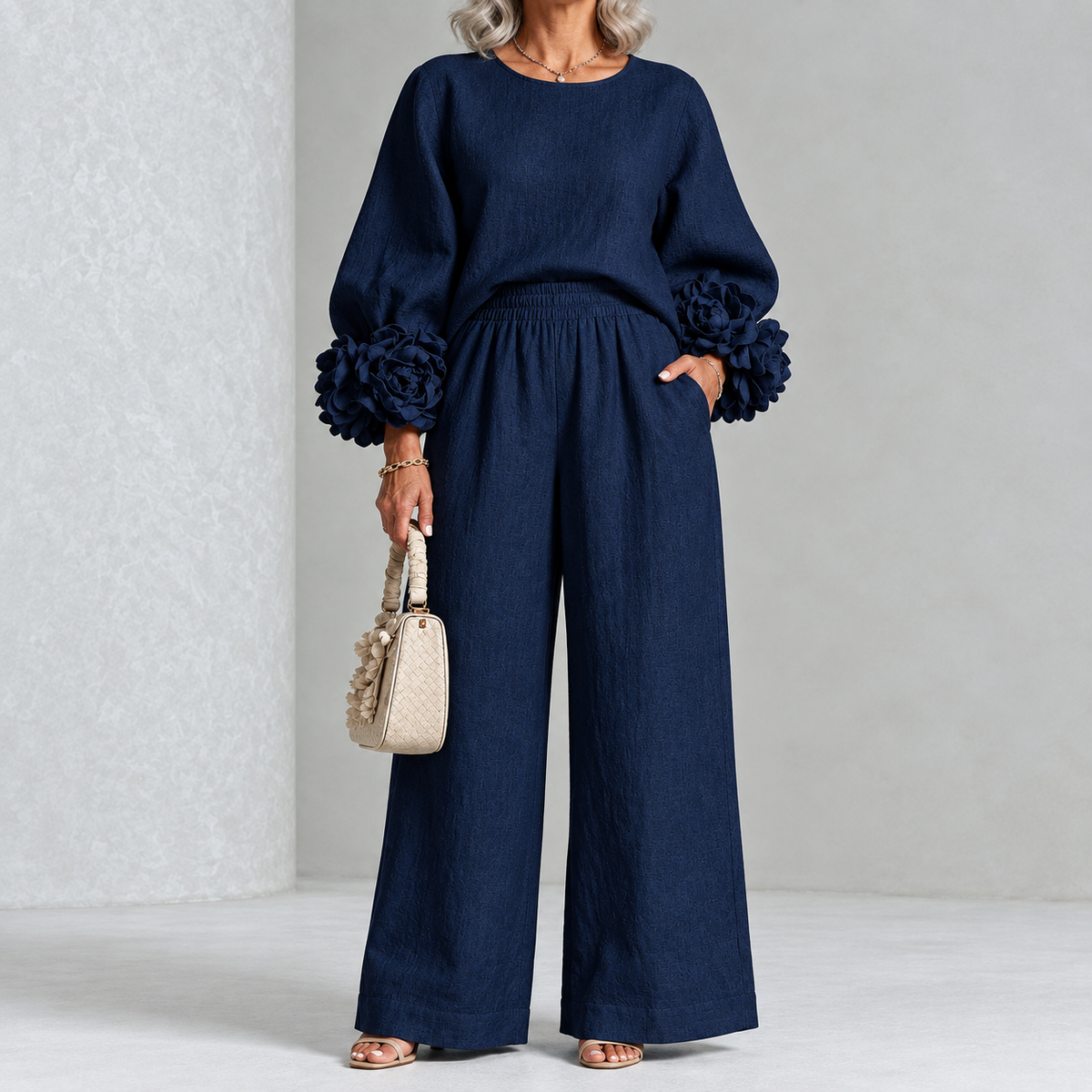ROSALIE | FLORAL CUFF TWO-PIECE SET
