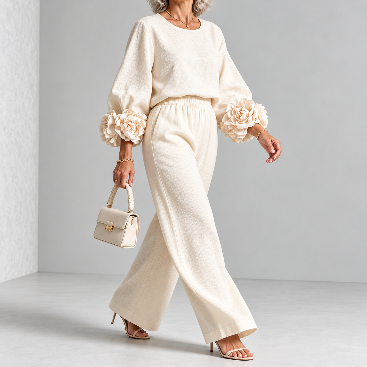 ROSALIE | FLORAL CUFF TWO-PIECE SET