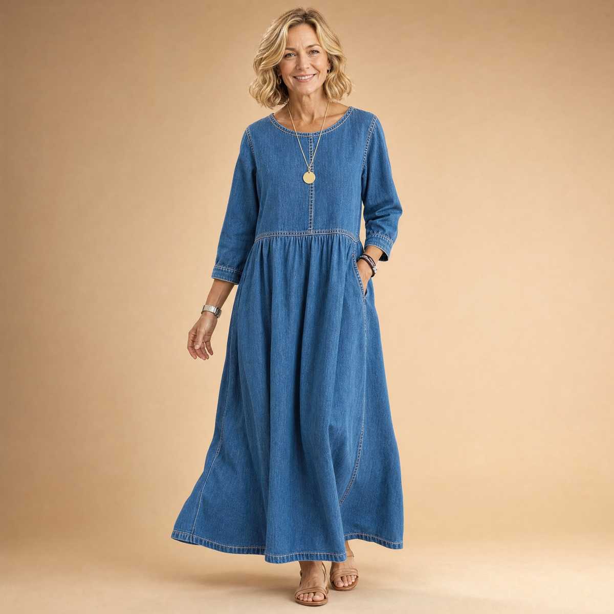 Lisette | Relaxed Pocket Maxi Dress